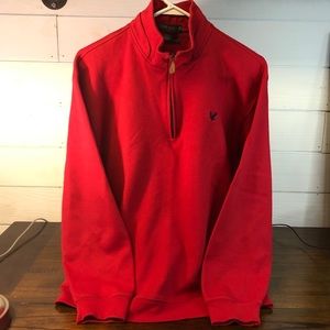 Lyle & Scott 3/4 zip men’s LG pullover sweatshirt